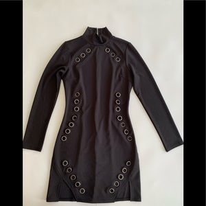 black luxury party dress size P